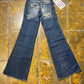 Lois Ultra Flared Blue Denim Jeans Pants 2000s Deadstock | S