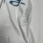Y2k Oakley Zip Hoodie White Blue - M