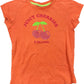 Y2K S.Oliver Crop Top Orange Cotton XS