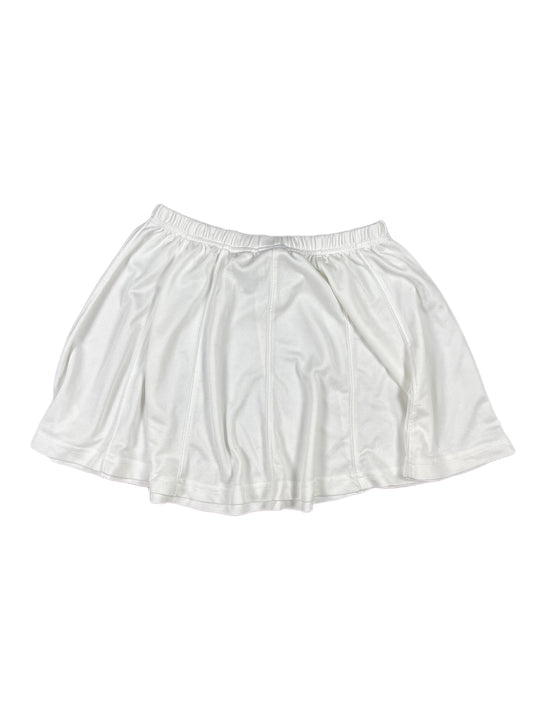 Vintage 90s Nike Tennis Sport Skirt White Challenge Court Made in USA - S
