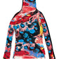 Y2k Cl Kalami Long Sleeve See through Top Multicolor - XXL