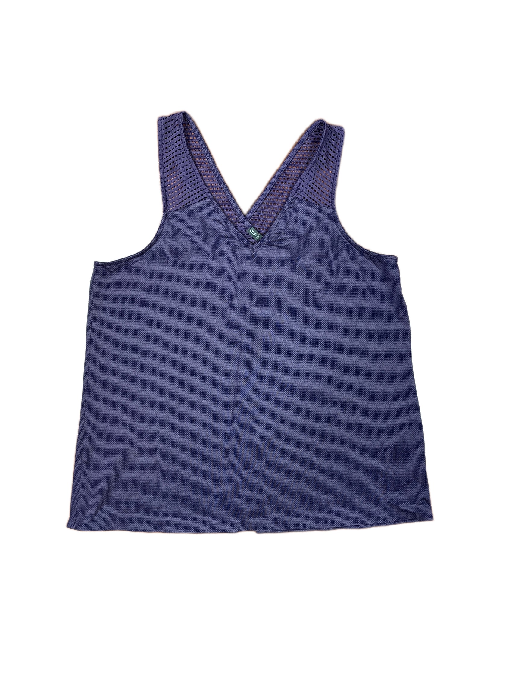 Oysho Sport Sleeveless Top Navy - S