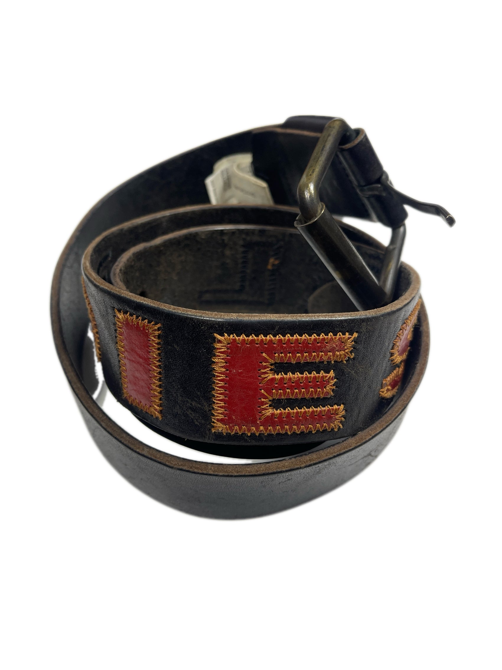 Y2k Diesel Leather Belt Brown