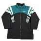 VIntage 90s Adidas Sport Jacket Black Green - XL