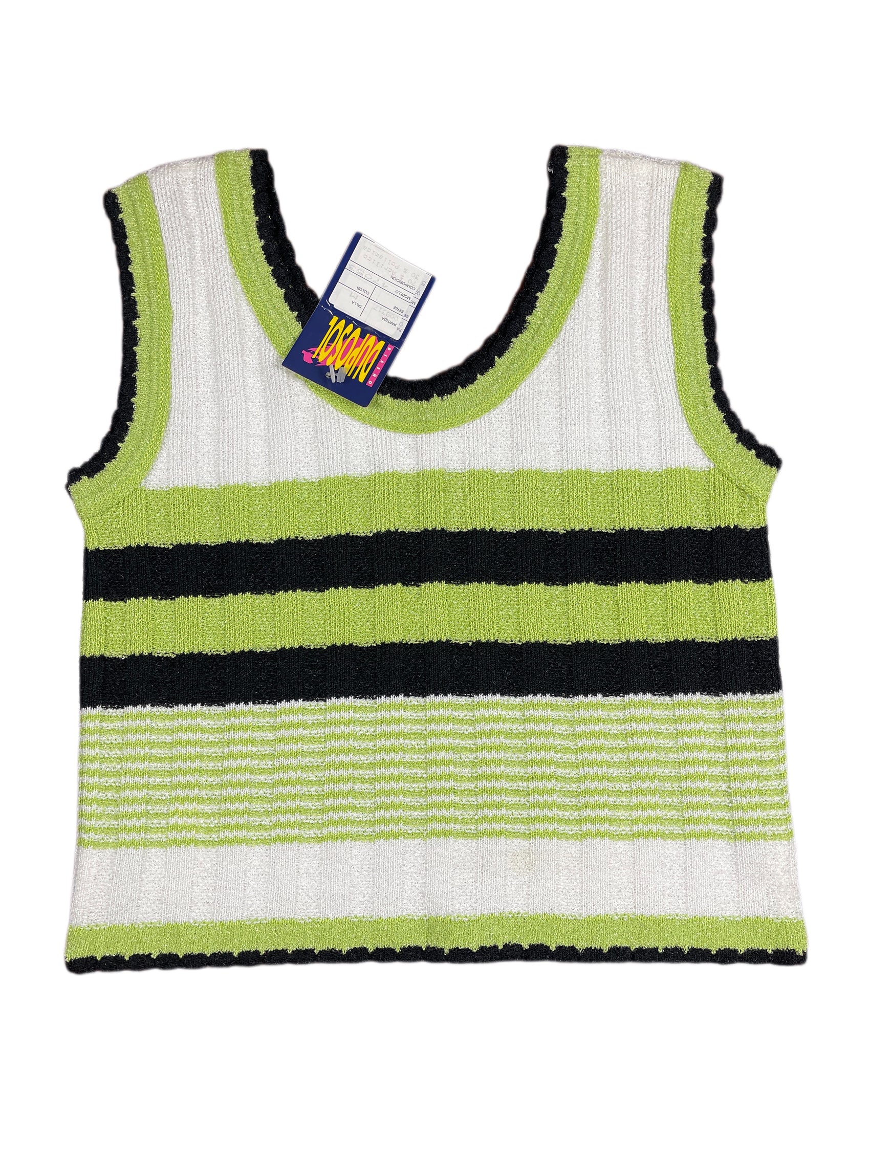 Vintage Duposol Sleeveless Top Multicolor - M