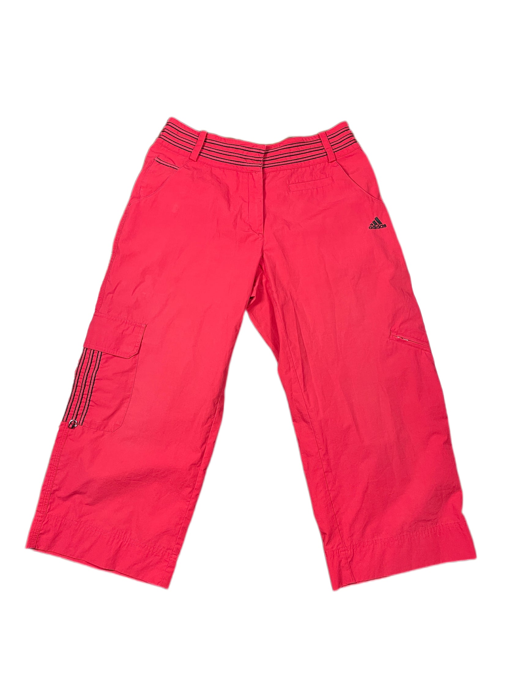 Y2k Adidas Capri Sport Pants Red - S/M