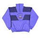 Vintage Zip Sweatshirt Purple Black - M