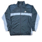 Y2k Adidas 2007 Sport Jacket Gray Navy - M/L