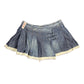 Y2k Replay Lo Waist Denim Skirt Blue - L