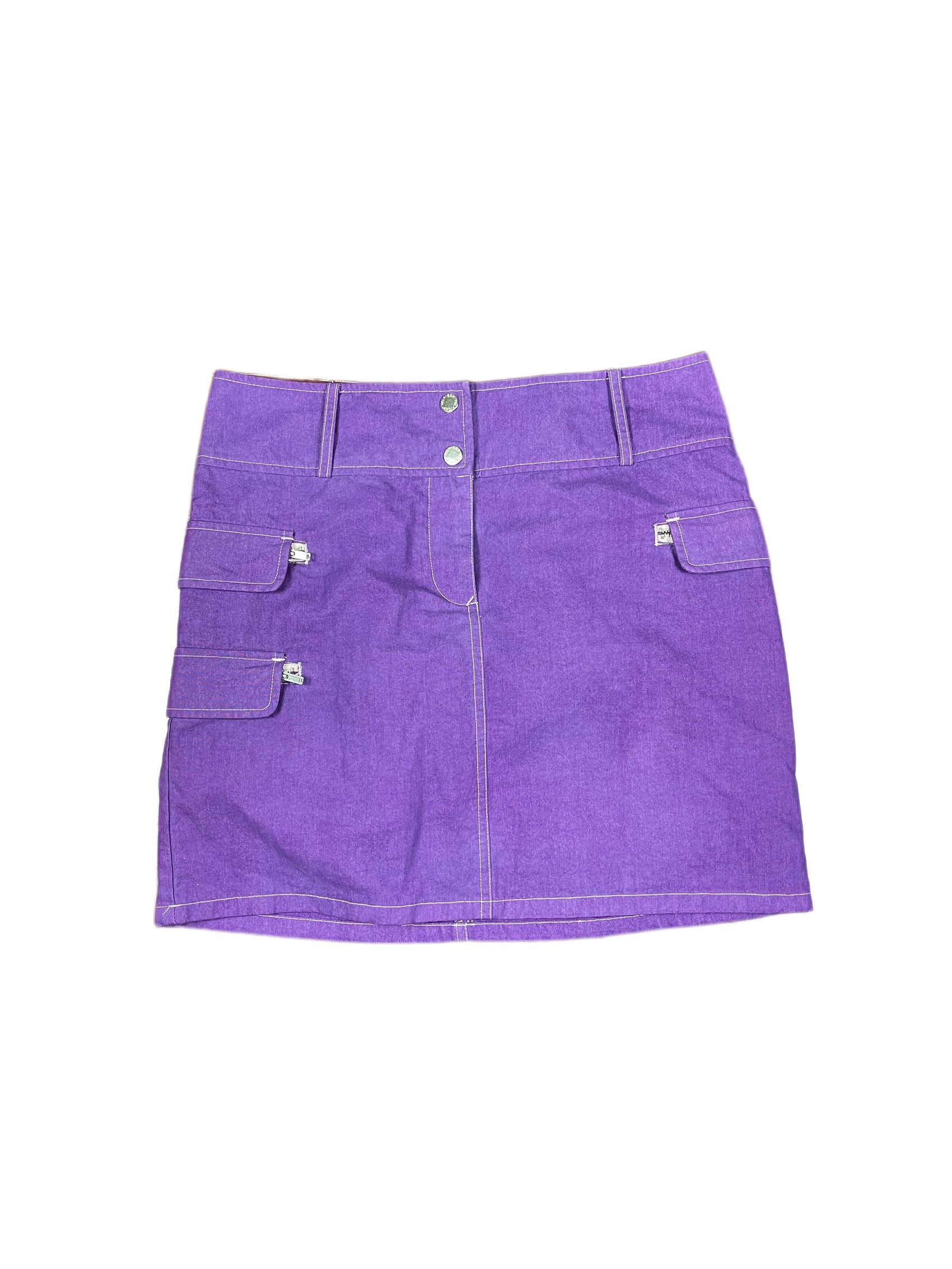 Y2k Tommy Hilfiger Short Skirt Purple - S