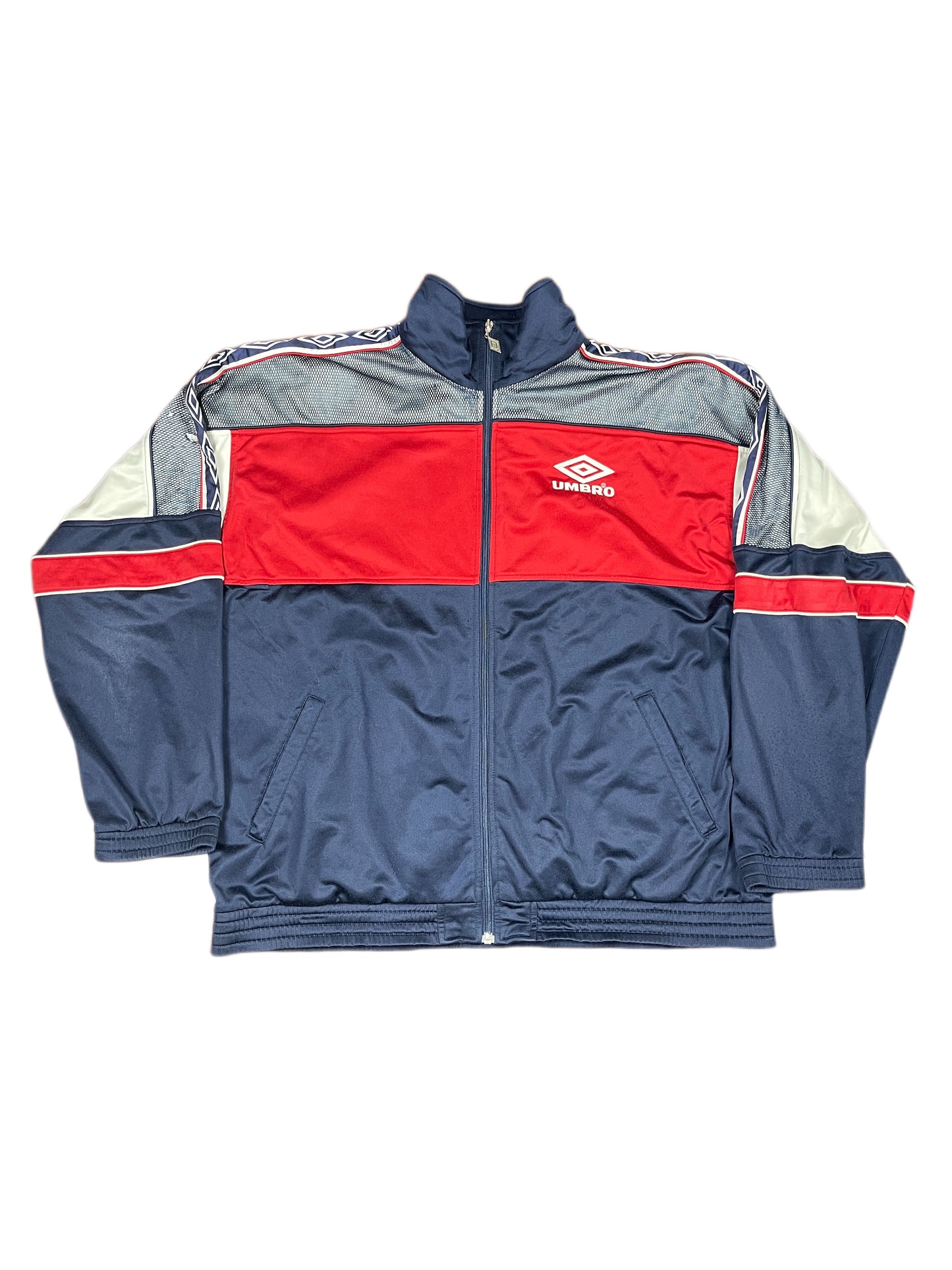 Vintage Umbro Sport Jacket Navy Red - XL