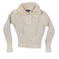 Y2k Torero Knitted Sweatshirt Beige - S