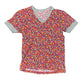 Y2k Dolce & Gabbana Short Sleeve Shirt Flower Multicolor - M