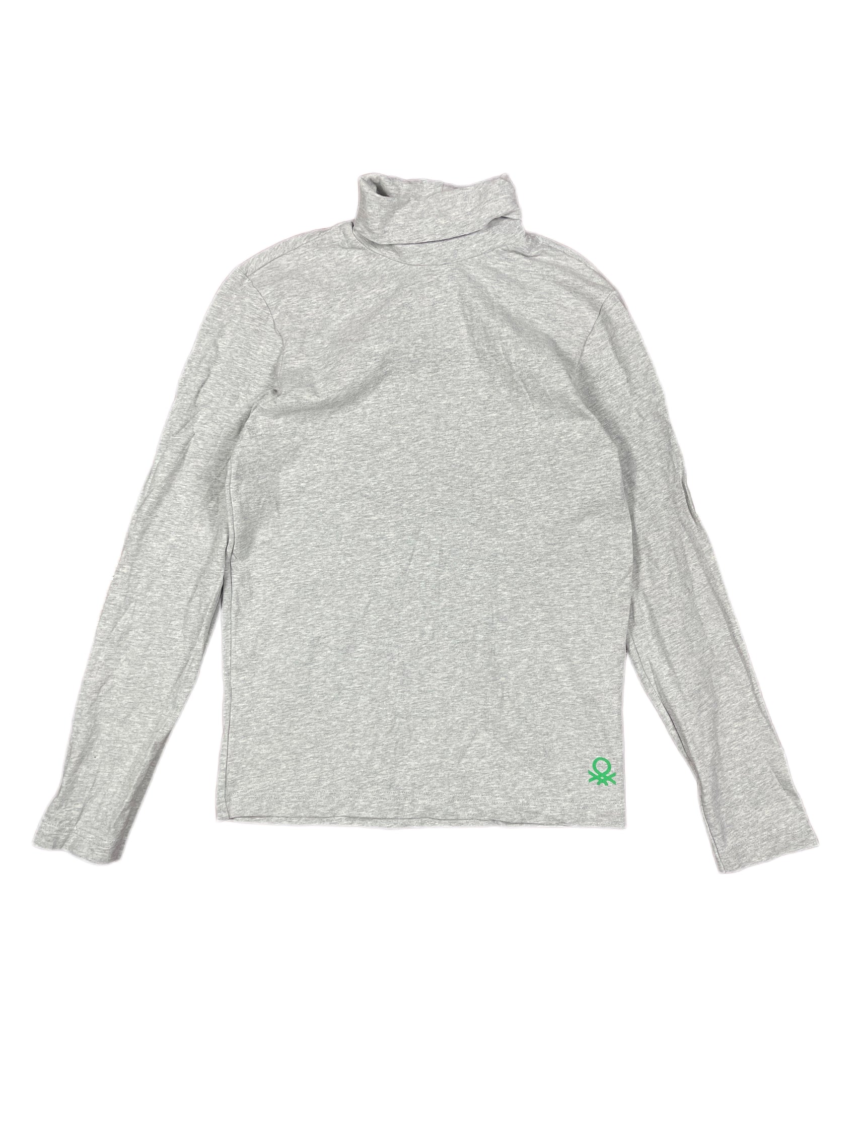 Benetton Turtleneck Longsleeve Gray - XXL