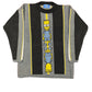 Vintage The Simpsons 1997 Bart Chunky Knitted Sweatshirt Gray Black - M