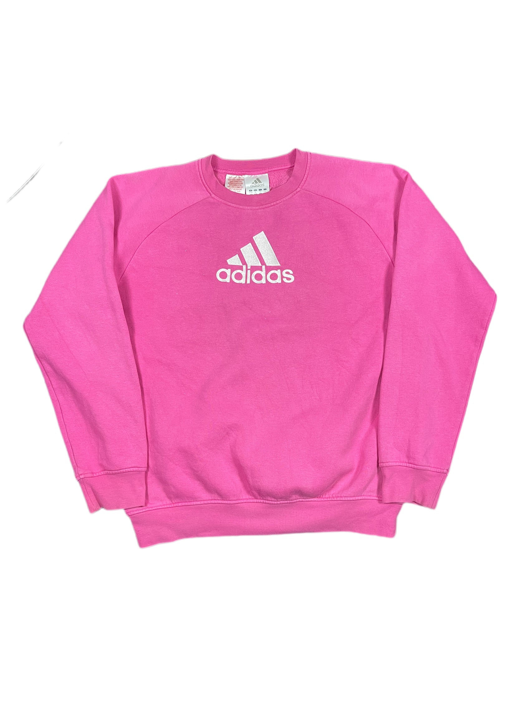 Y2k Adidas 2009 Sweatshirt Pink - S