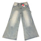 Cider Bootcut Denim Pants Gray Blue - XL
