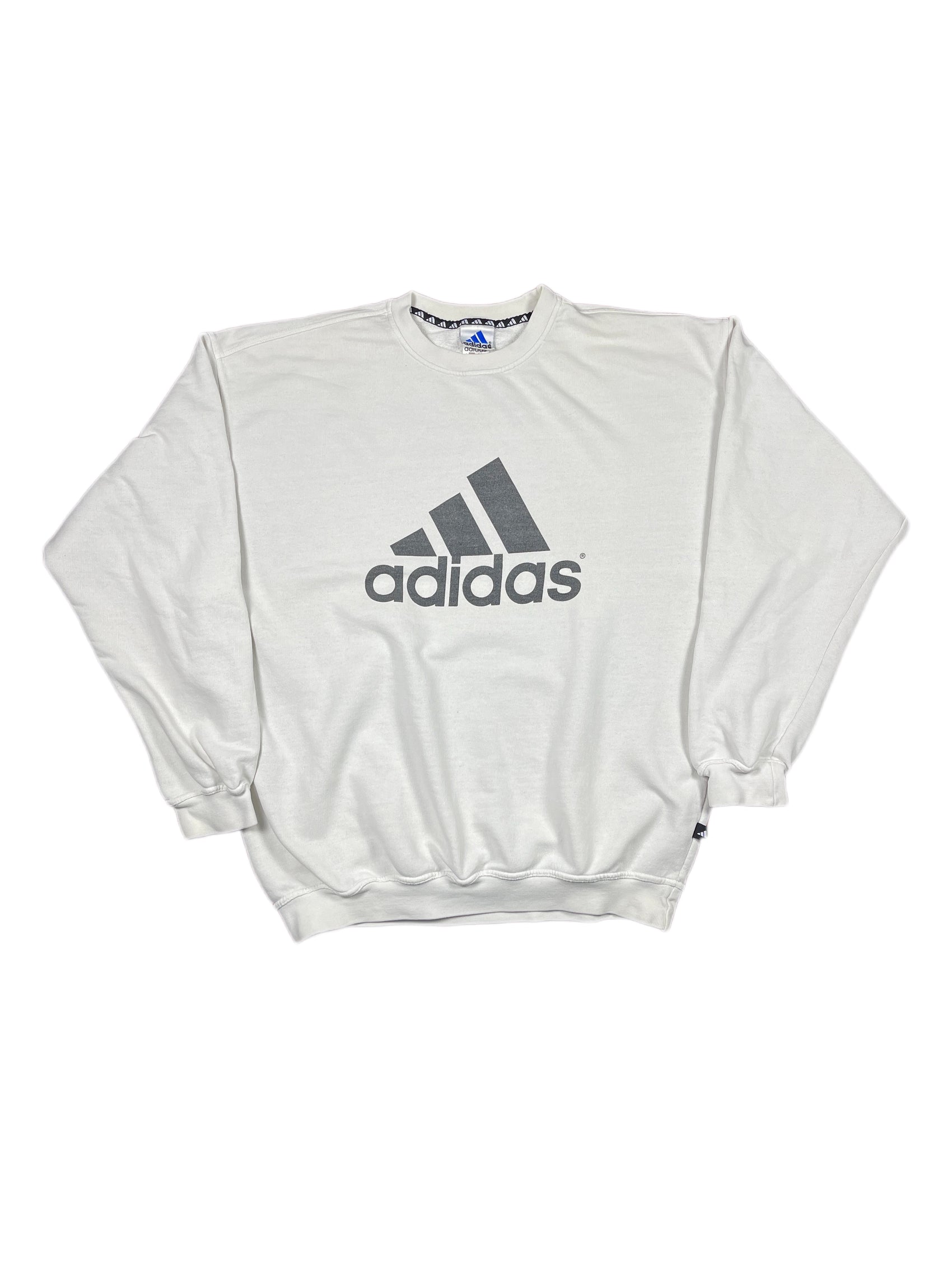 Vintage Adidas 1999 Sweatshirt White - XL