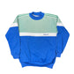 Vintage 80s Adidas Sport Sweatshirt Blue Green - S