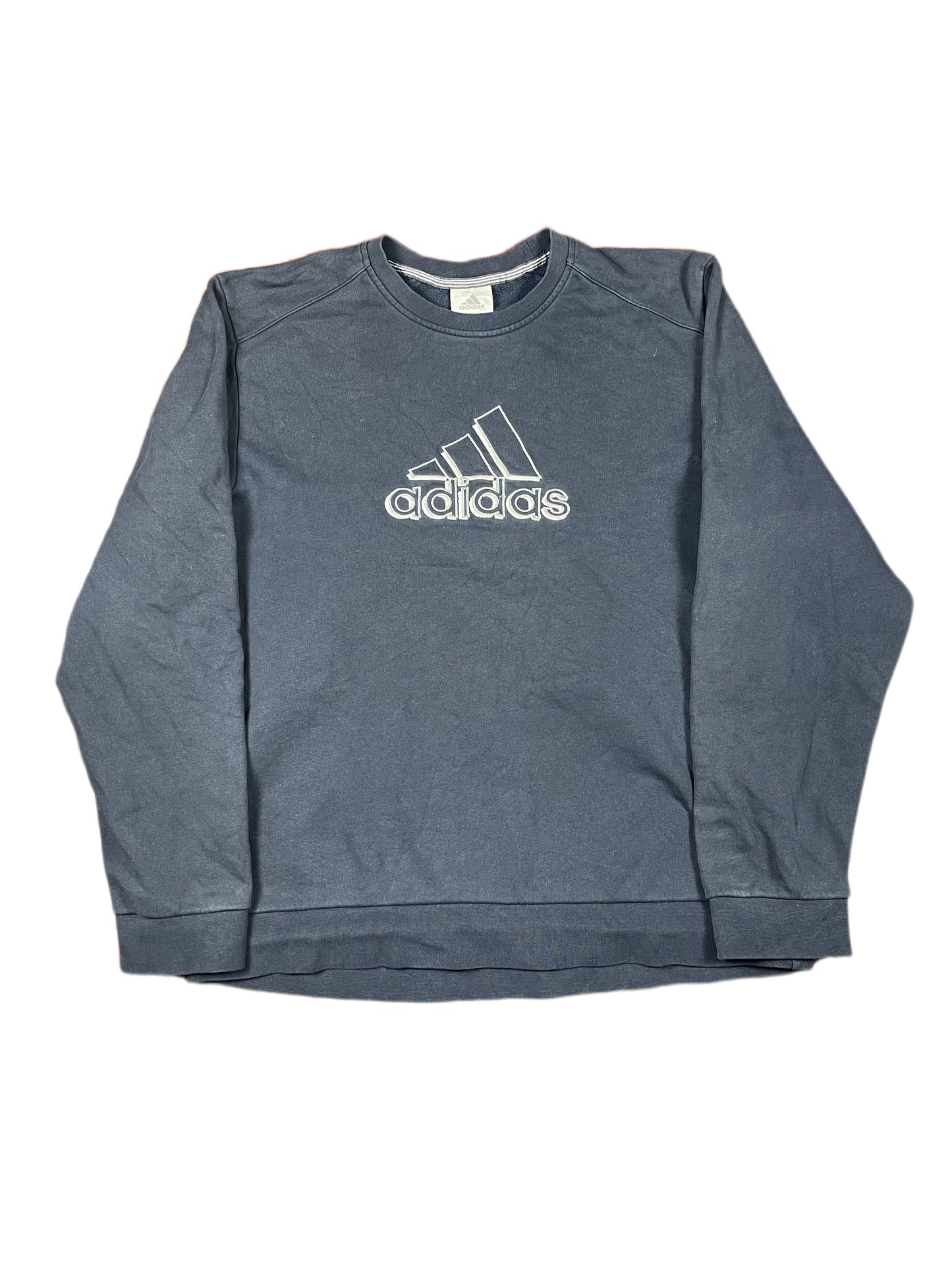 Vintage 2000s Adidas Sweatshirt Navy L