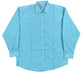 Vintage Rosso Tiziano Long Sleeve Shirt Turquoise - L