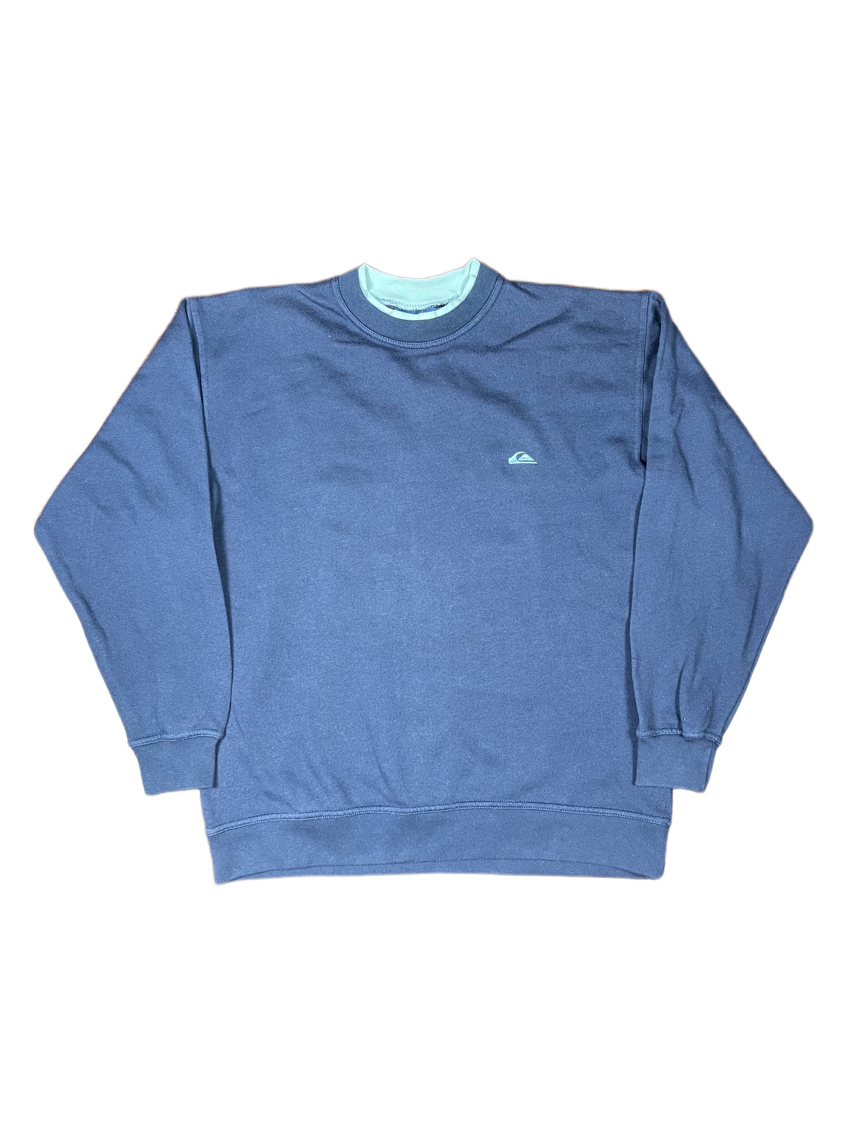 Y2k Quiksilver Sweatshirt Navy - S