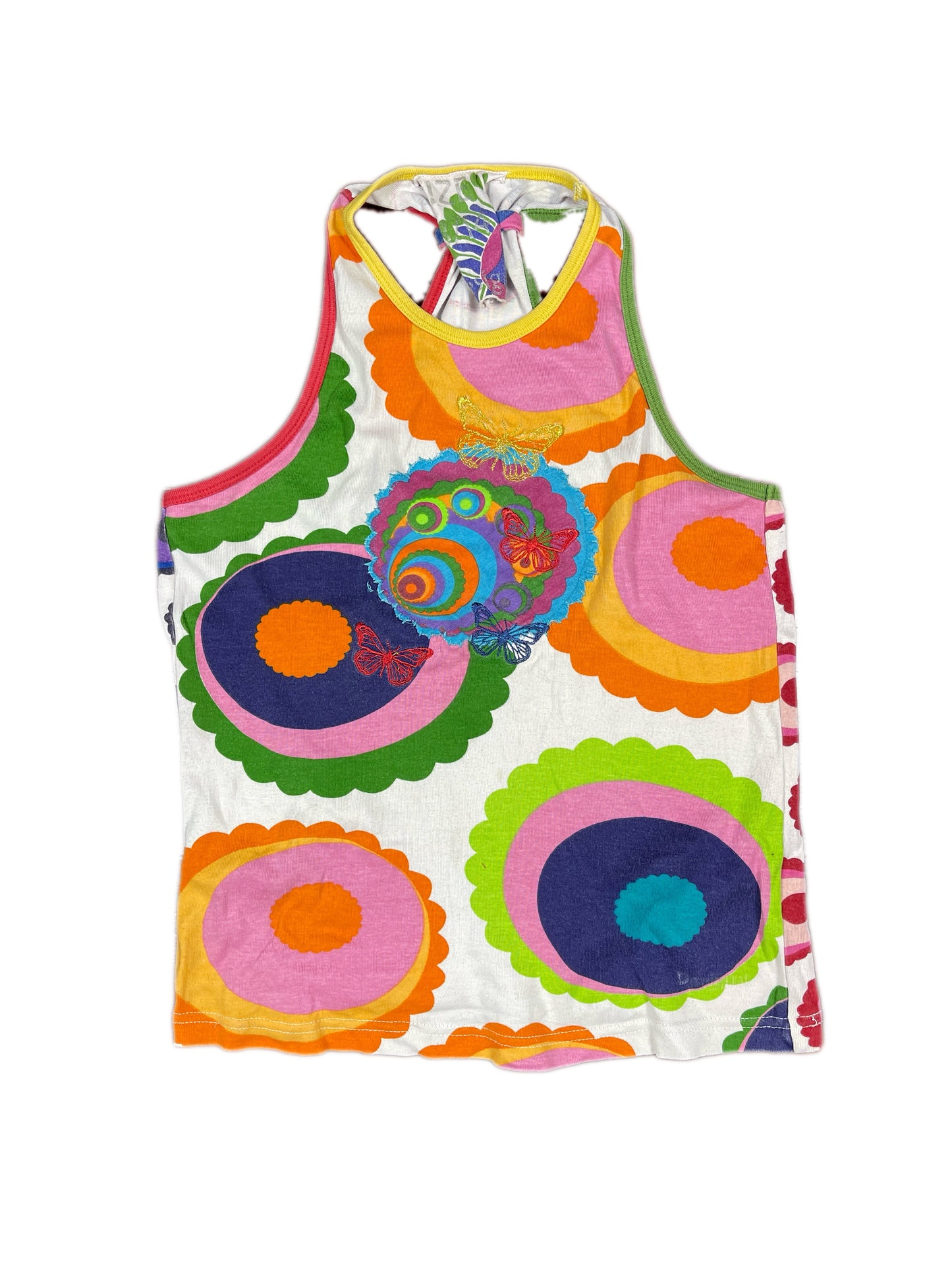 Y2k Desigual Sleeveless Top Multicolor - XS