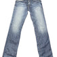 Y2k Guess Straight Denim Pants Blue - M/L