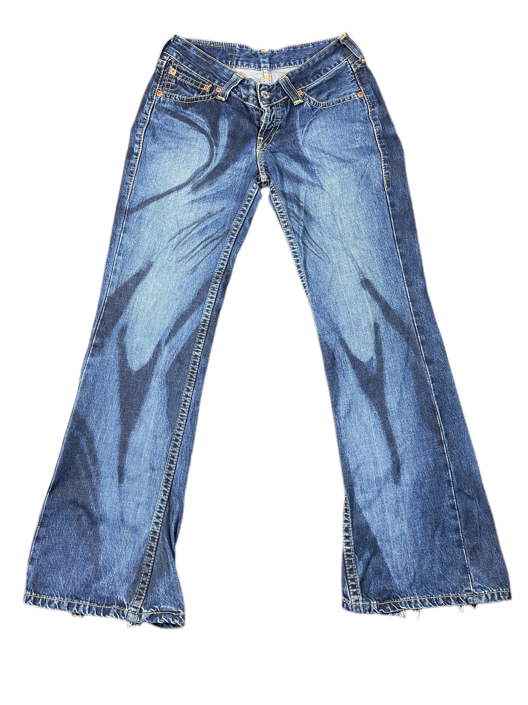 Y2k Levi's Bootcut Low Waist Denim Pants Blue - L/XL