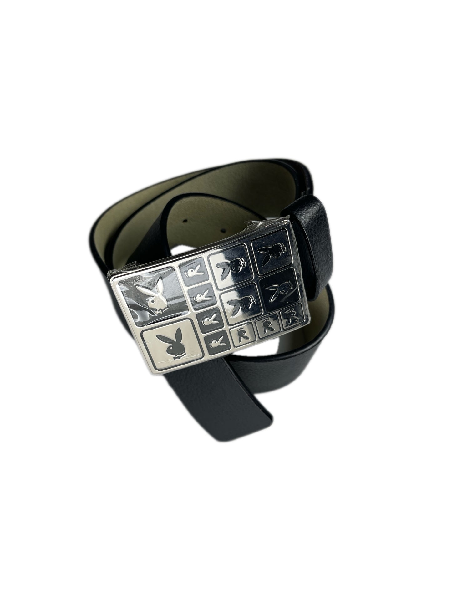 Y2k Playboy Belt Black 2004
