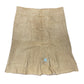 Vintage Massimo Dutt Wild Leather Skirt Brown - XL