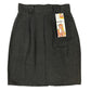 Vintage Linen Skirt Black - M