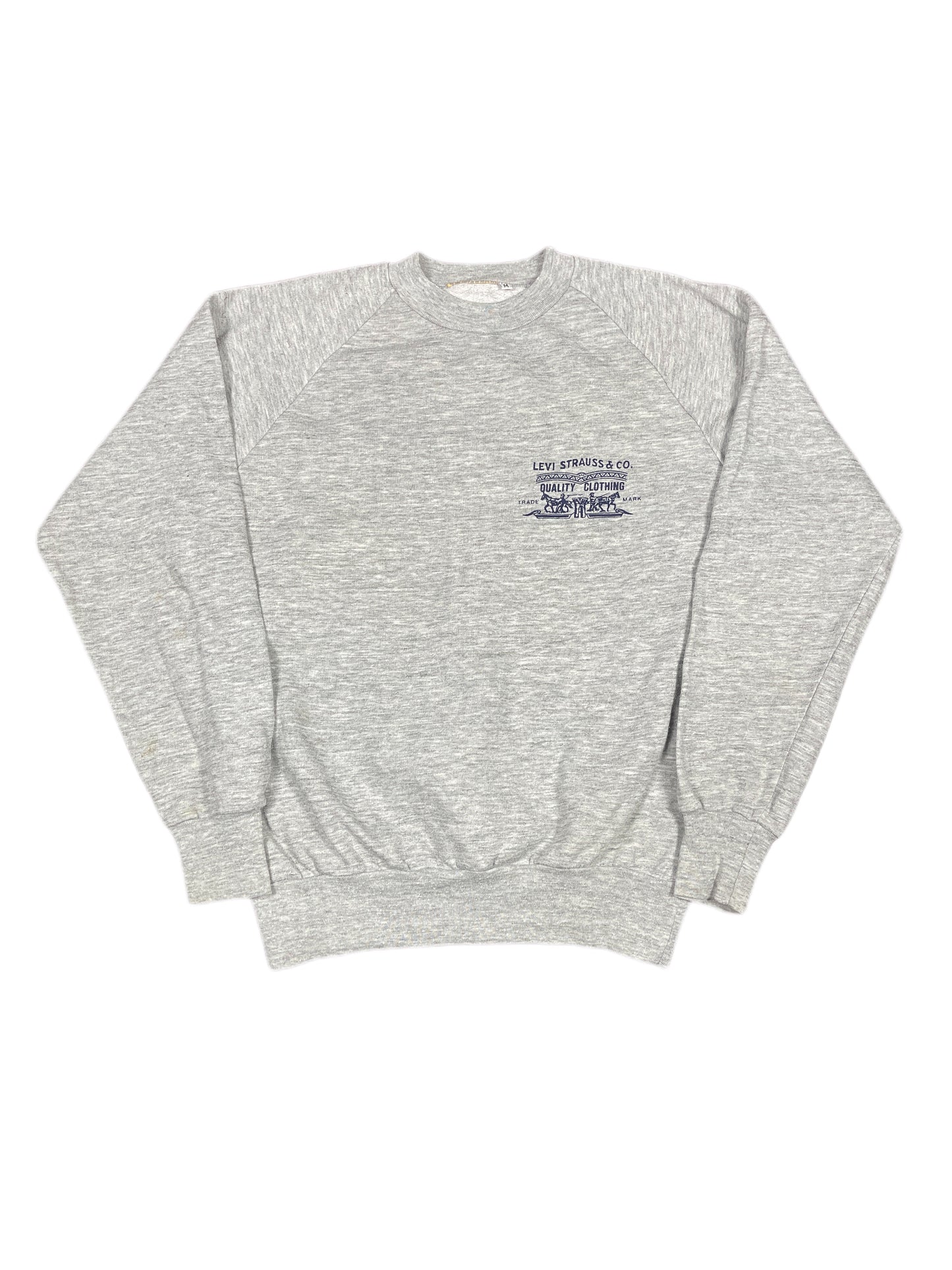 Vintage Levi's Sweatshirt Gray - M