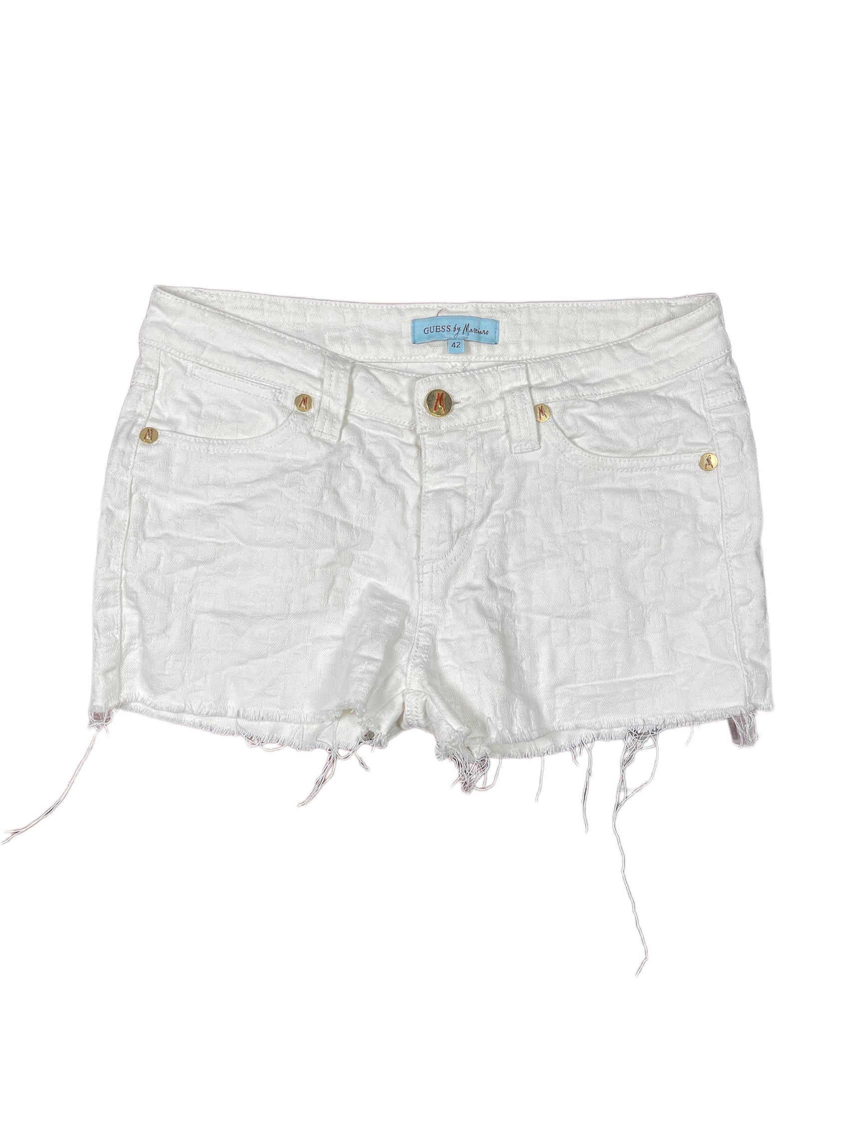 Y2k GUESS by Mareiano Short Pants White - M