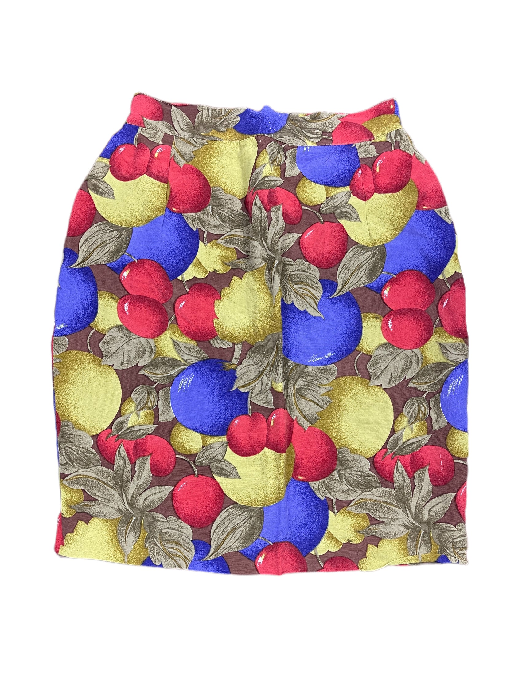 Vintage Bunte Cherry Skirt Multicolor XL