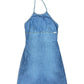 Y2k Diesel Denim Sleeveless Dress Blue - M