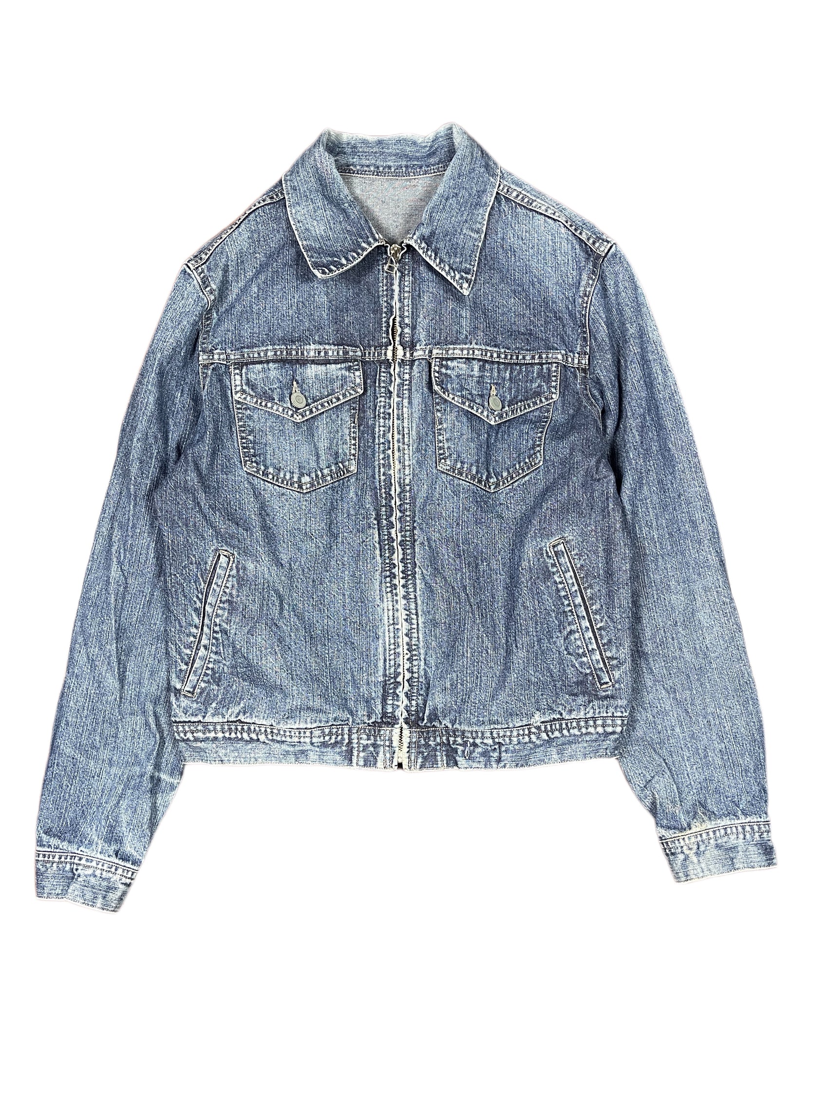 Y2k Denim Jacket Blue - S