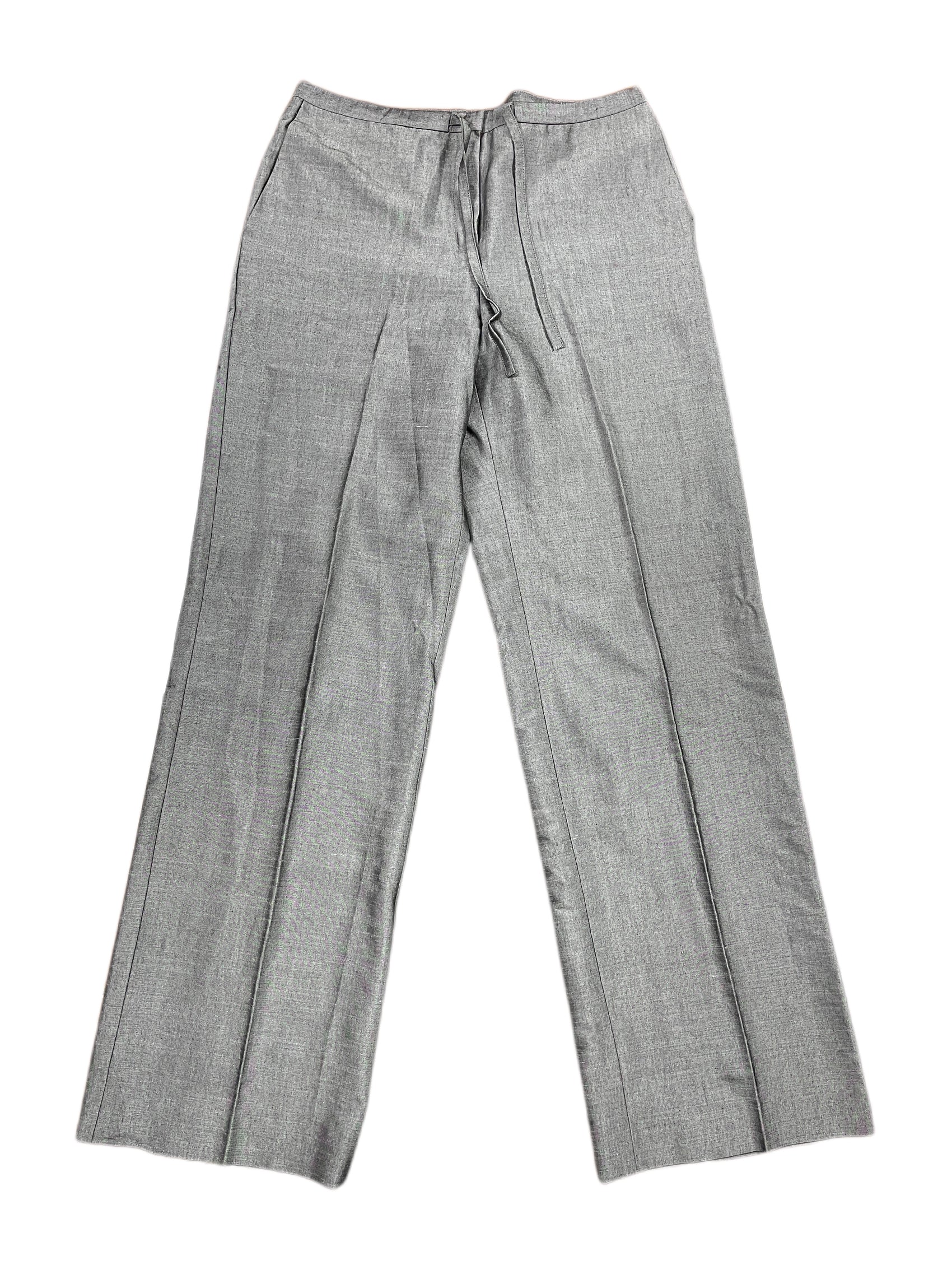 Mango Elegant Pants Gray Purple - S