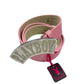 Y2k Playboy Leather Belt Pink 2004