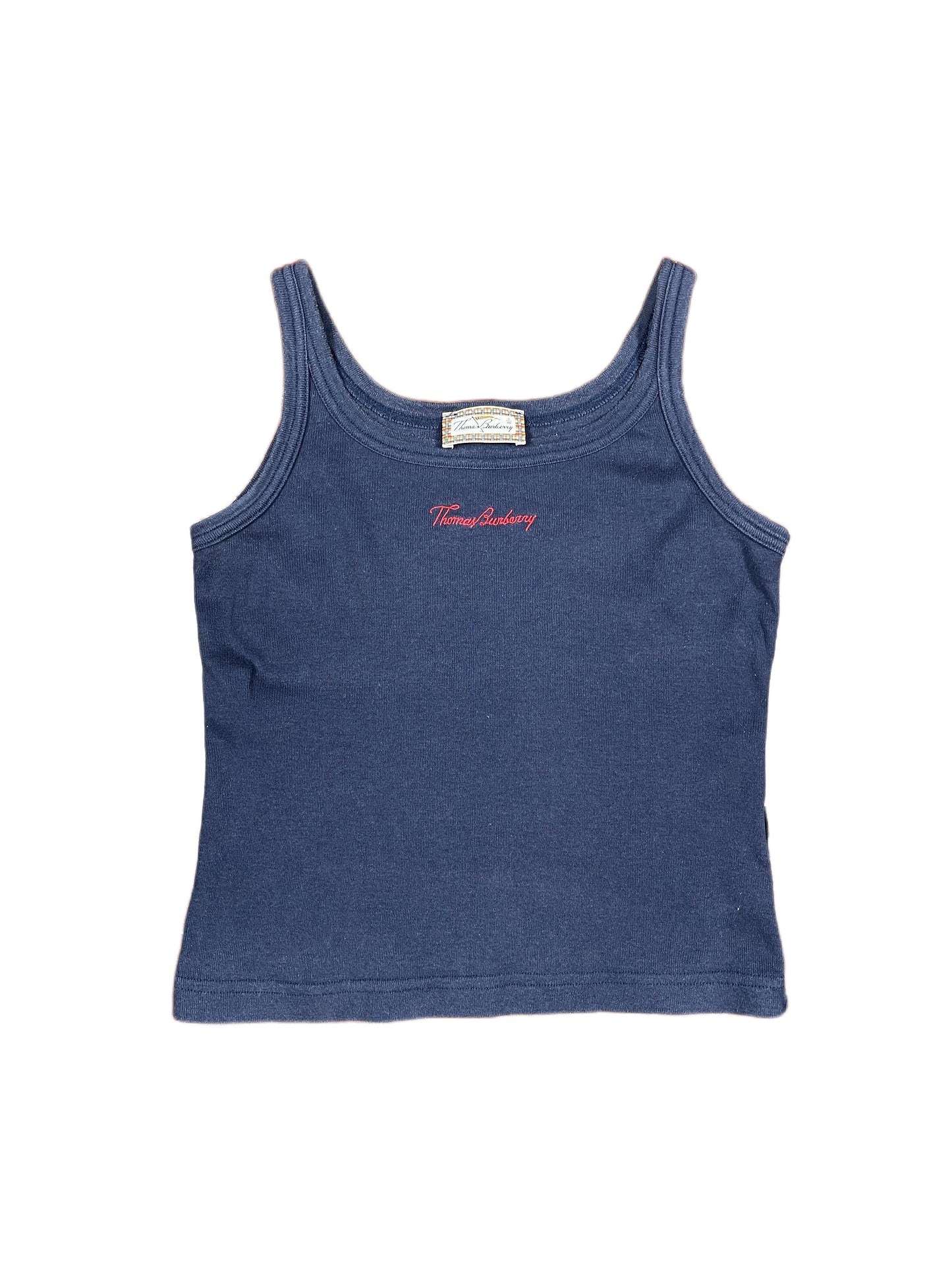 Vintage Thomas Burberry Sleeveless Top Navy - S