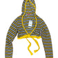Y2k BbG Long Sleeve Top with Hood Yellow Black - M/L
