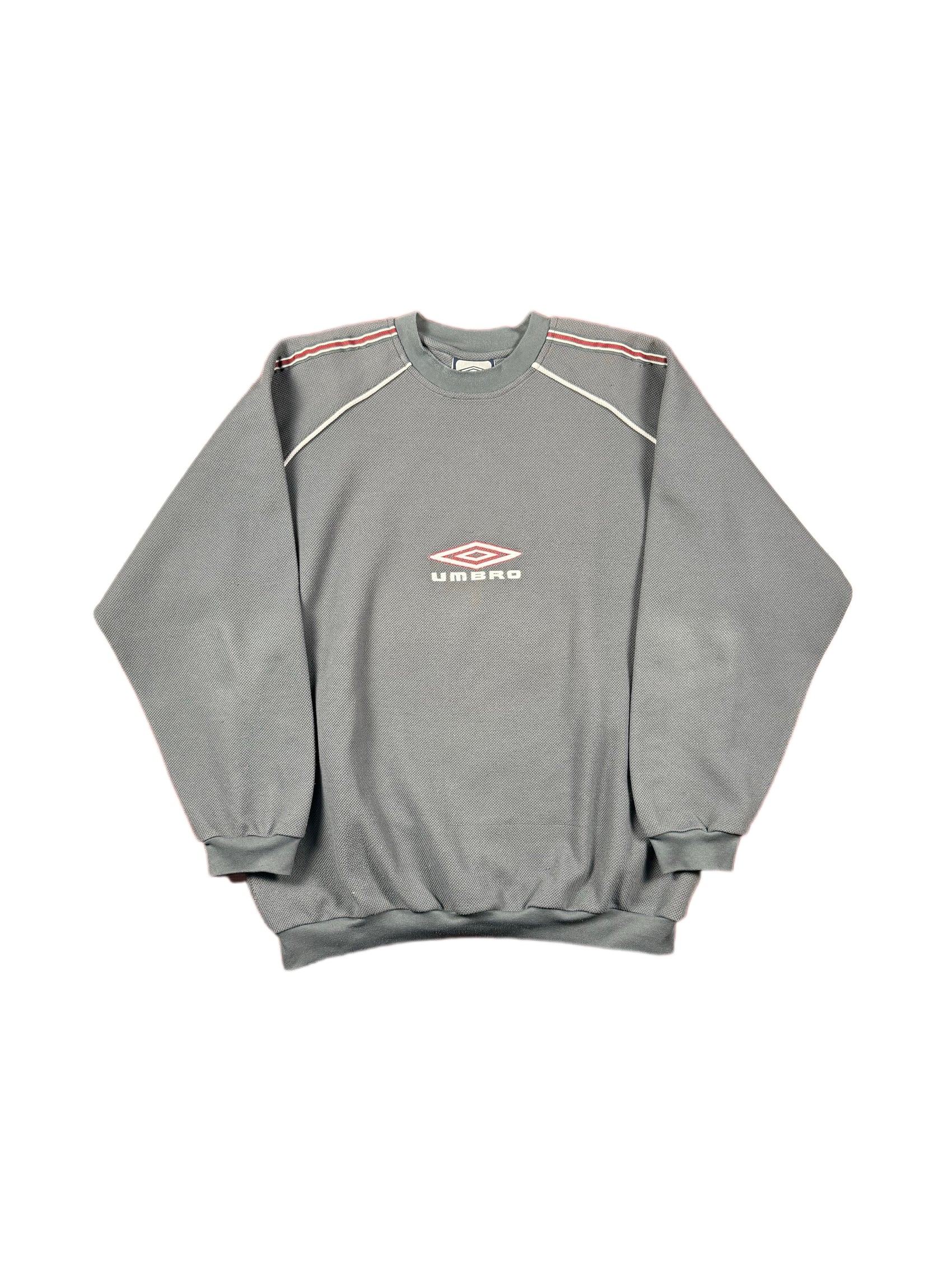 Vintage Umbro Sweatshirt Gray - XL