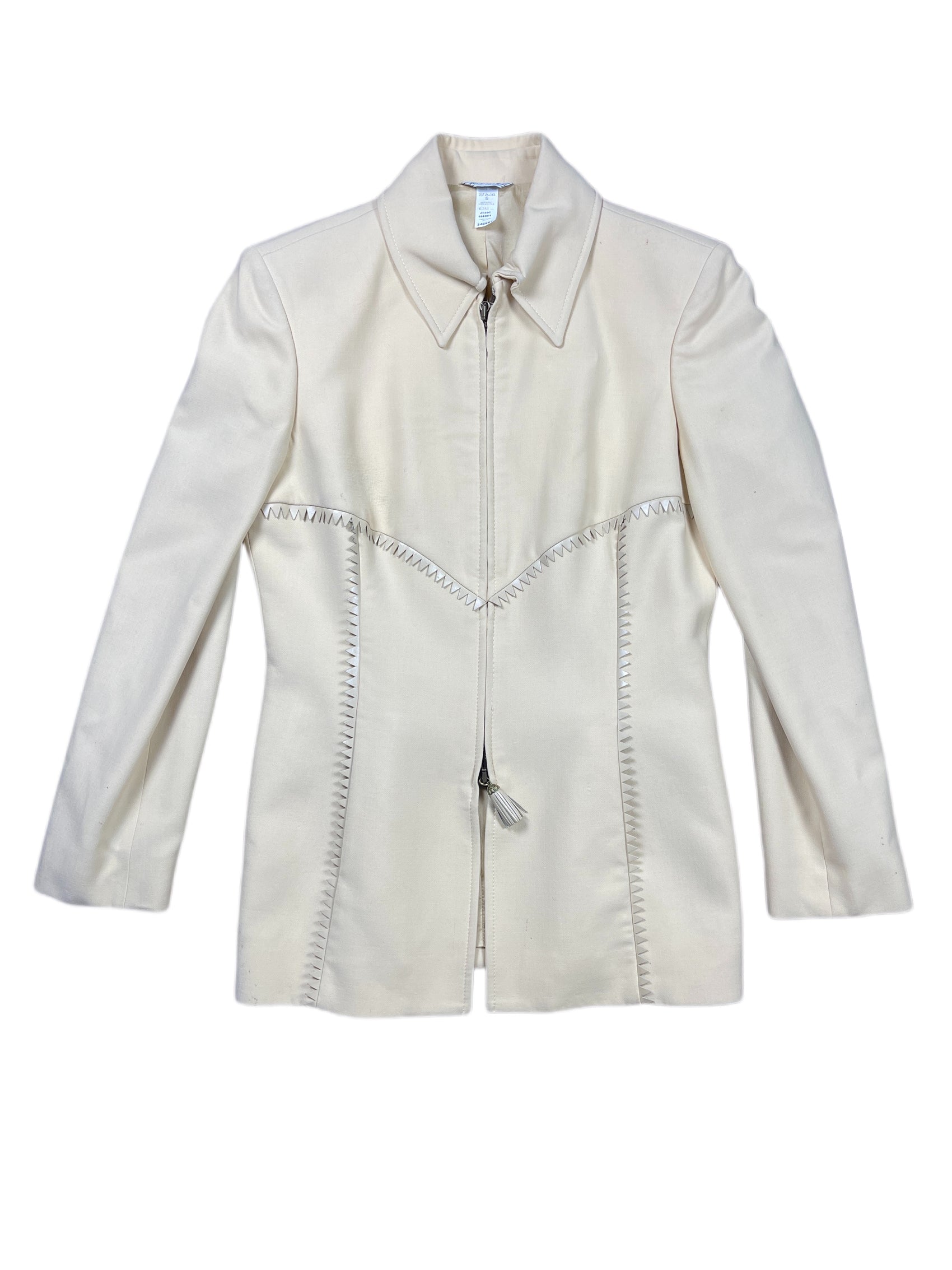 Vintage Gianni Versace Blazer Cream Beige - M/L