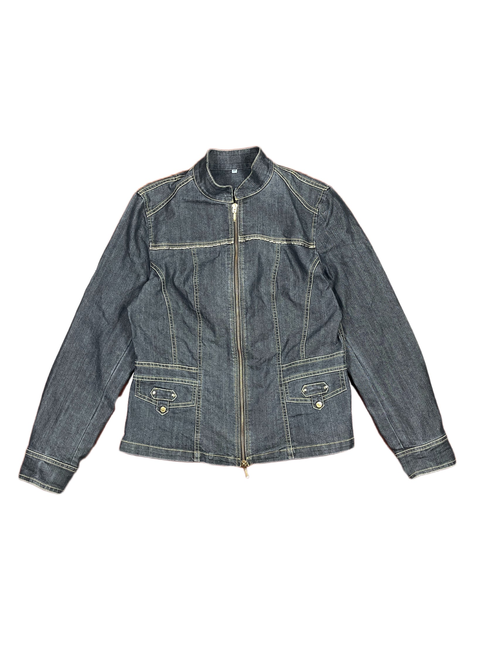 Y2k Divuit Denim Jacket Blue - L