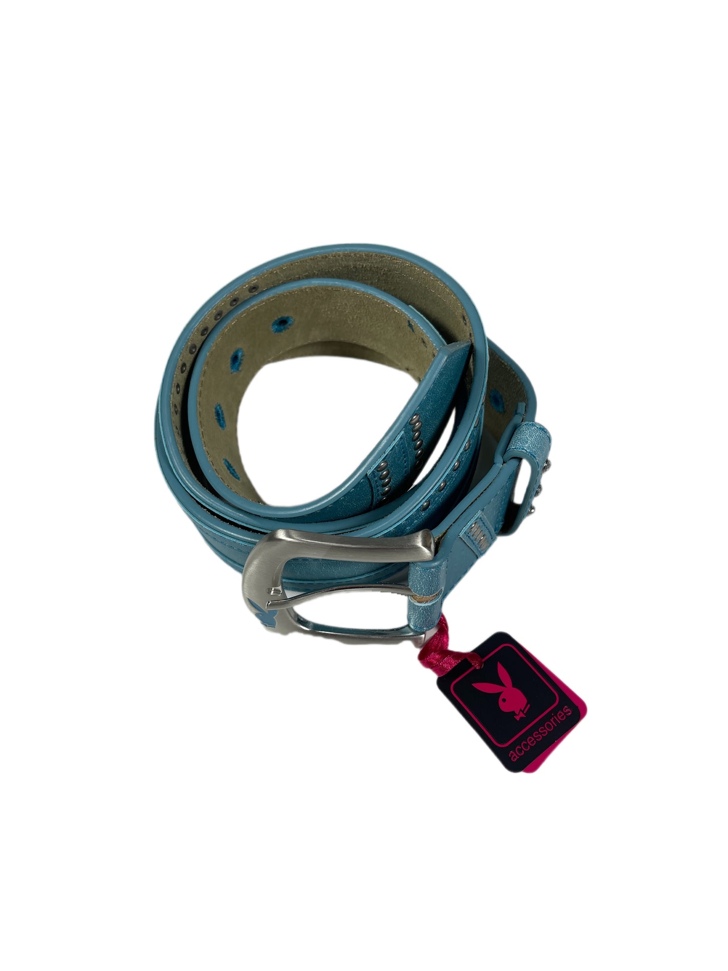 Y2k Playboy Belt Turquoise 2004