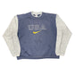 Vintage 1990s Nike Sweatshirt Navy Gray - M