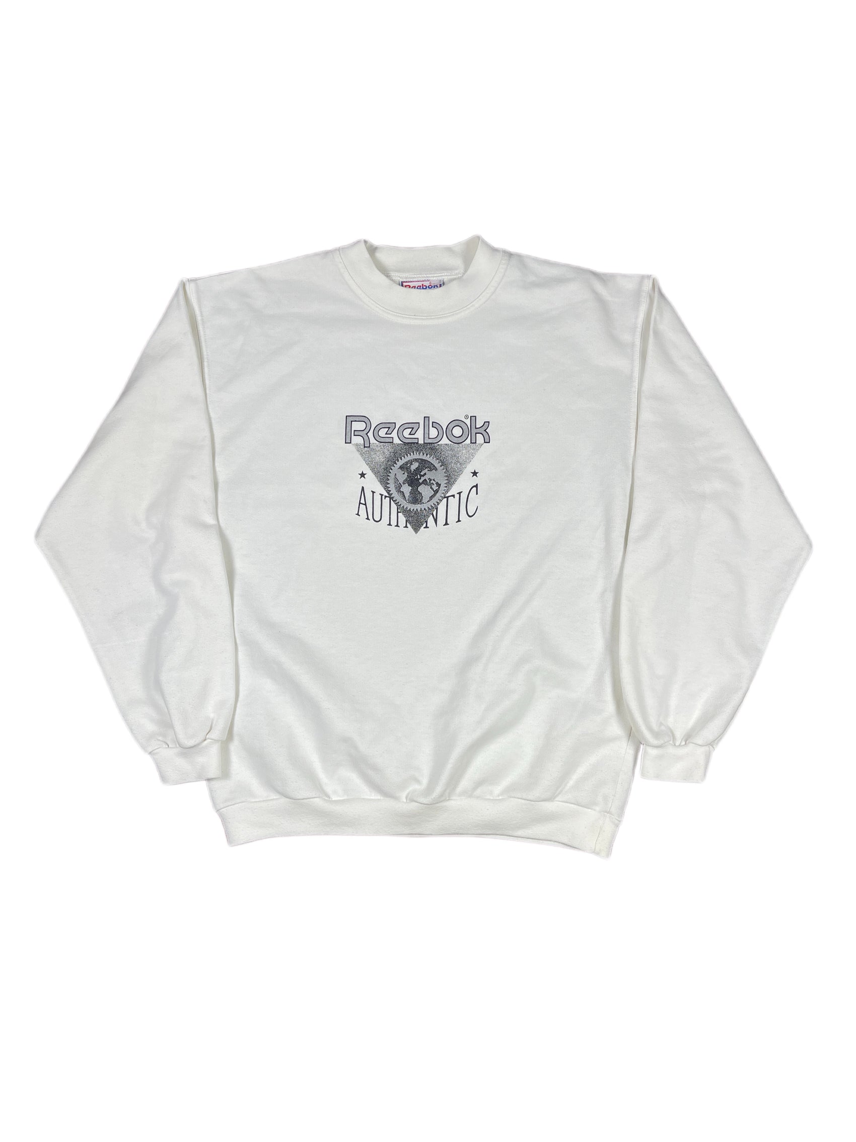 Vintage Reebok Sweatshirt White - S/M