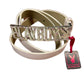 Y2k Playboy Belt White 2004
