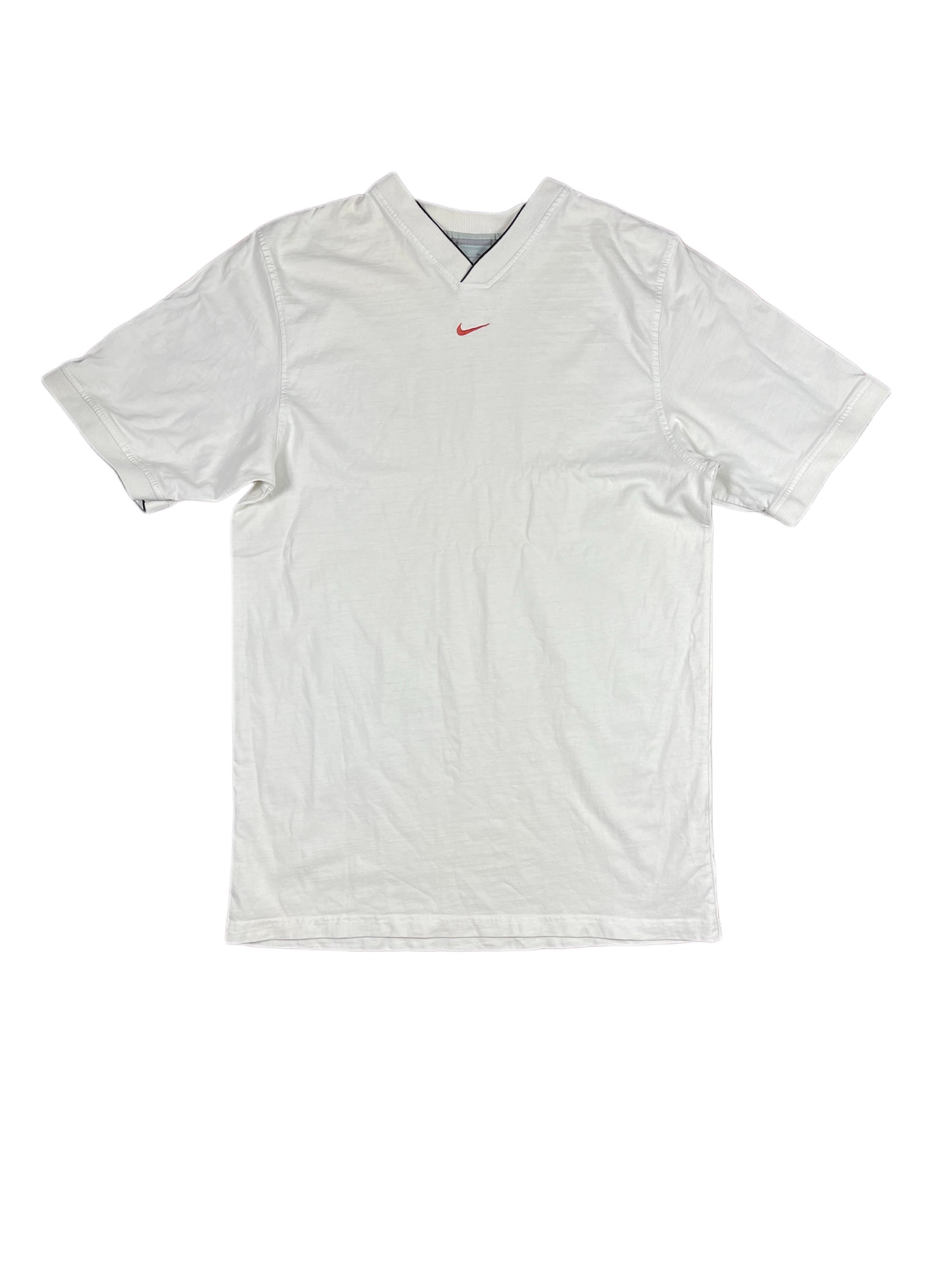Vintage Nike Middle Swoosh T-Shirt White - M