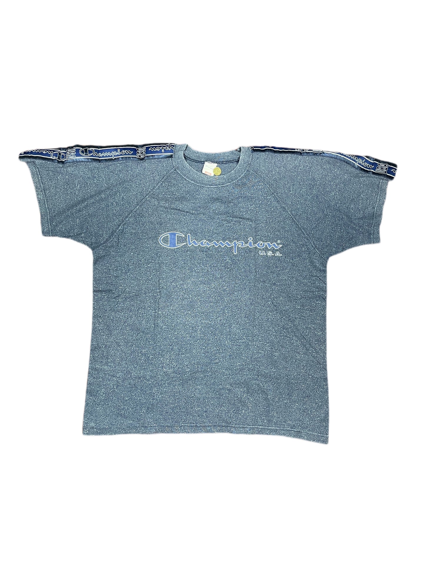 Vintage Champion T-Shirt Blue - L